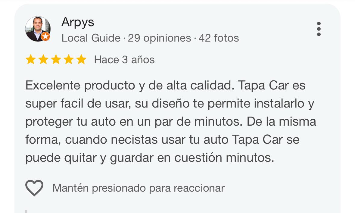 Reseña de cliente