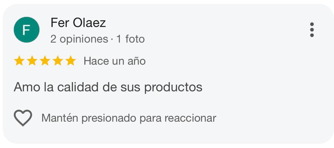 Reseña de cliente